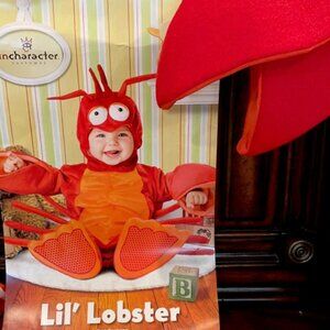 In Character GORGEOUS Lobster Halloween Costume Baby Medium 12-18 months